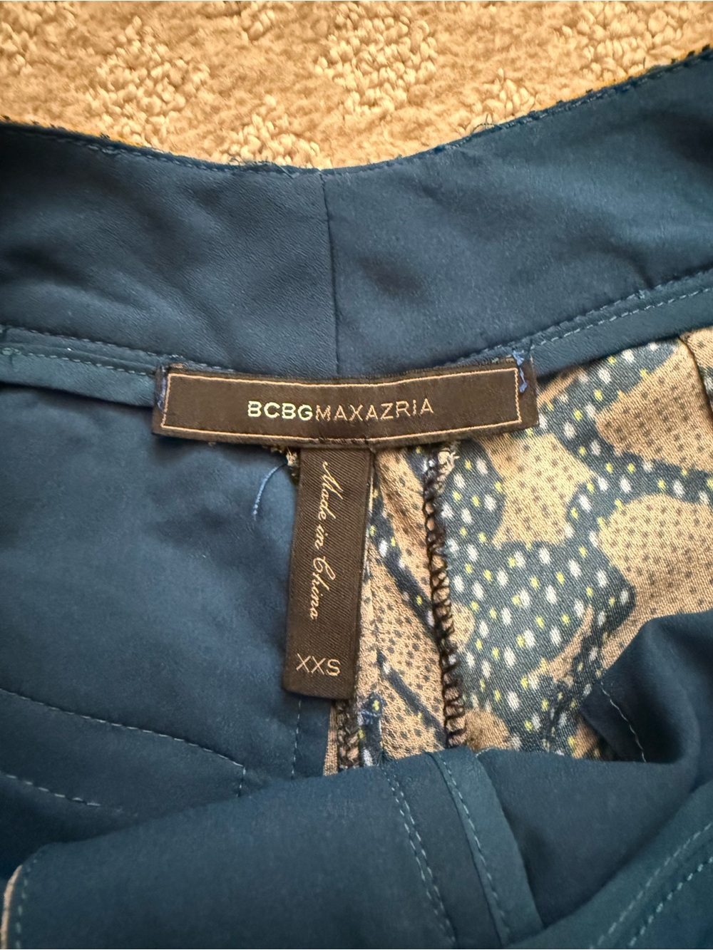BCBGMaxAzria Rare 2 Piece Set Floral Vacation Festival Wide Leg Pants & Tie Top - Picture 9 of 15